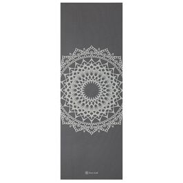 Gaiam Dark Greige Marrakesh Classic Printed 5 mm  Marrakesh Yogamatta 5 mm Greige