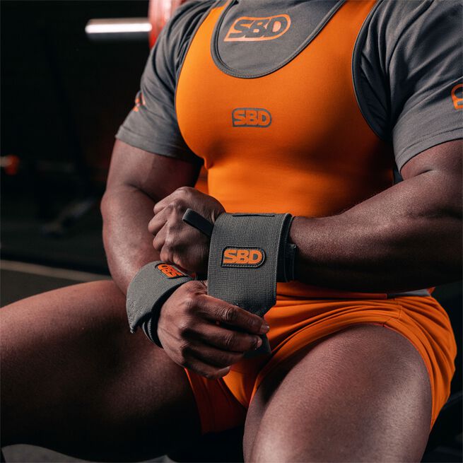 Forge Wrist Wraps Grey Stiff