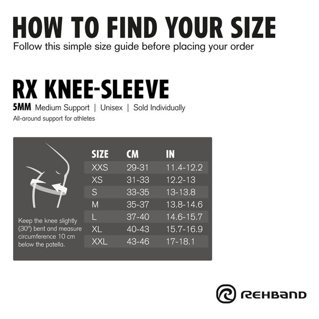 RX Knästöd 5mm Vit