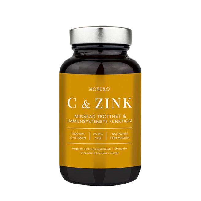 C-vitamin & Zink 50 kapslar
