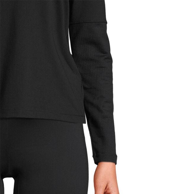 Essential Long Sleeve with Mesh Insert, Black