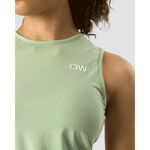 Empowering Open Back Tank, Spring Green, L 