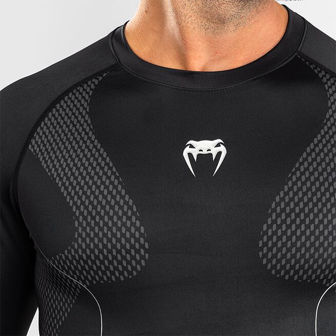 Nexus Rashguard Lång Ärm Svart Silver