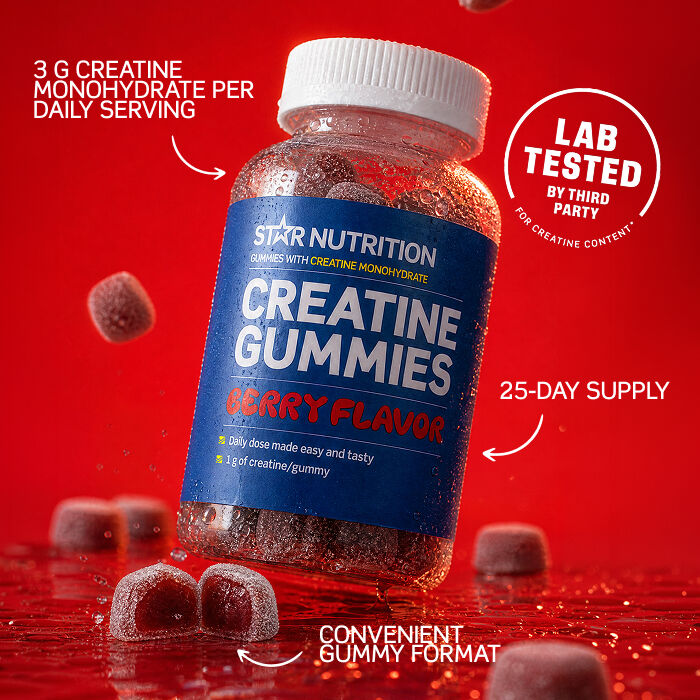 Creatine gummies 75 st berries