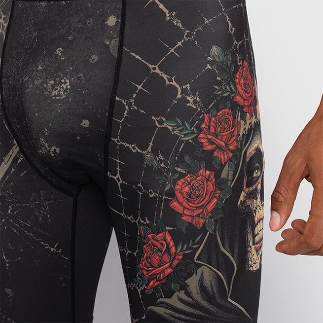 Santa Muerte 5.0 Vale Tudo Shorts Svart Guld