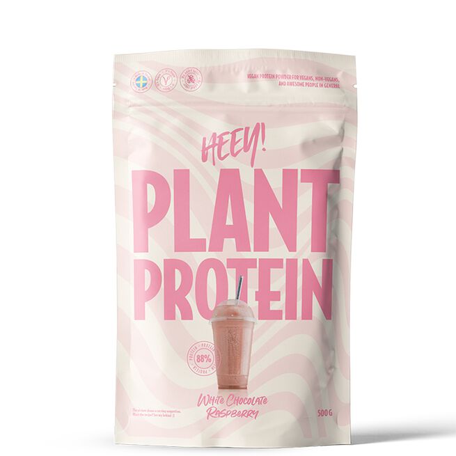 It's Heey Veganskt Protein Vitchoklad Hallon 500 g