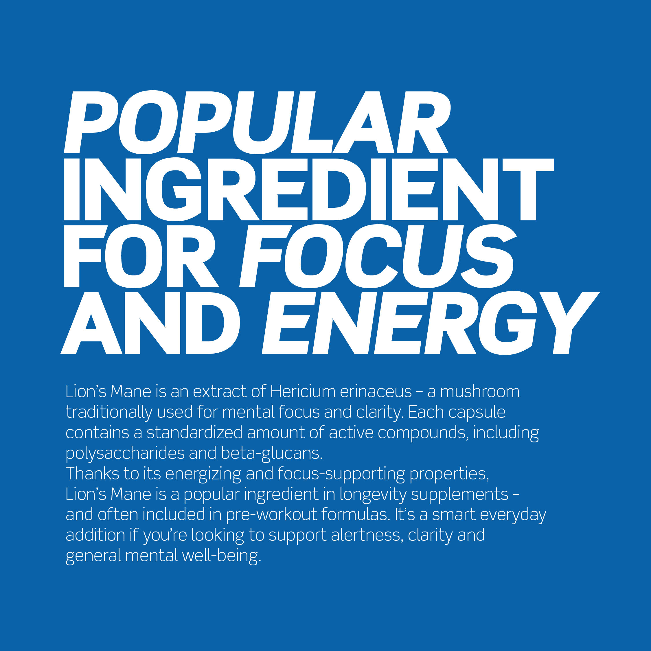 Lion's Mane 120 kapslar