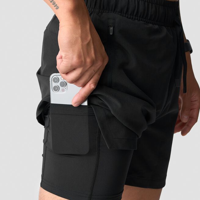 Endurance 2-in-1 Shorts Svart