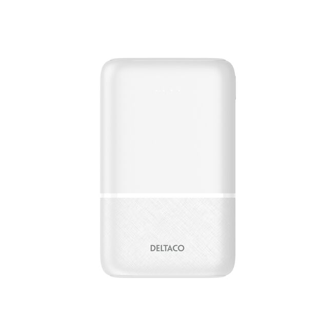 Power Bank 10 000 mAh, 2x USB-A, 1x USB-C, Vit