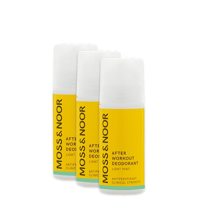 After Workout Deodorant Light Mint 60 ml 3-pack