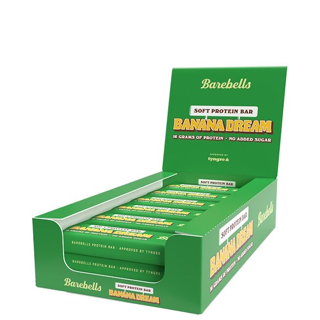 12 x Barebells Soft Proteinbar 55 g Banana Dream