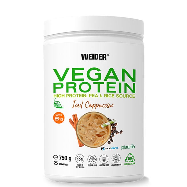 Veganskt Proteinpulver 750 g Iced Cappuccino