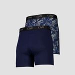 ICANIWILL Sport Boxer 2 Pack Navy Grey