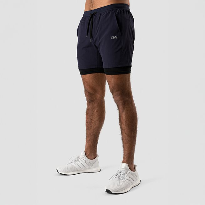 Workout 2-in-1 Shorts Blå