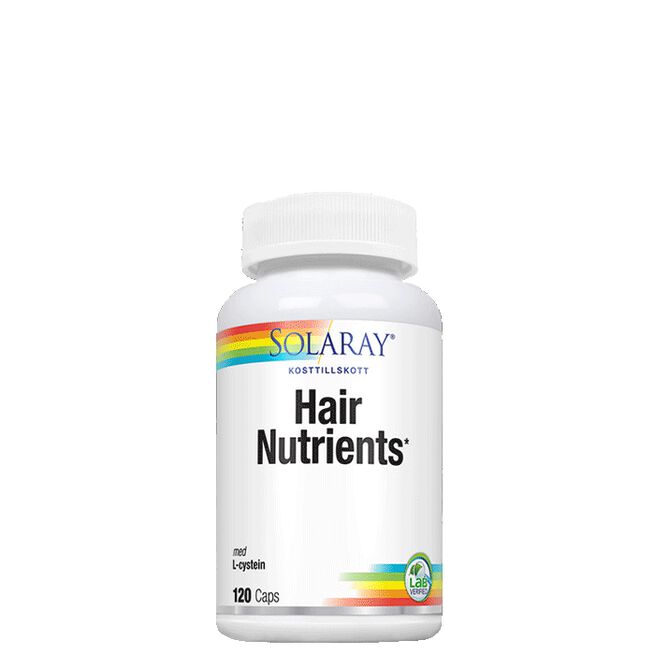 Solaray Hair Nutrients, 60 kapslar