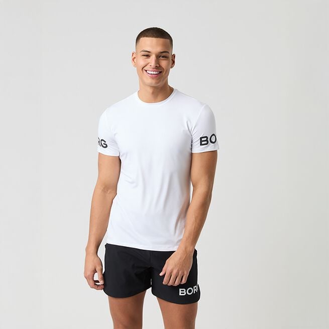 Borg T-shirt Vit