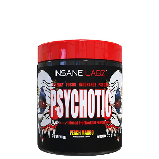 Psychotic Pre-Workout 35 portioner Peach