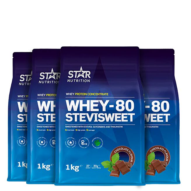 Mix&Match Whey-80 SteviSweet Vassleprotein 4 kg