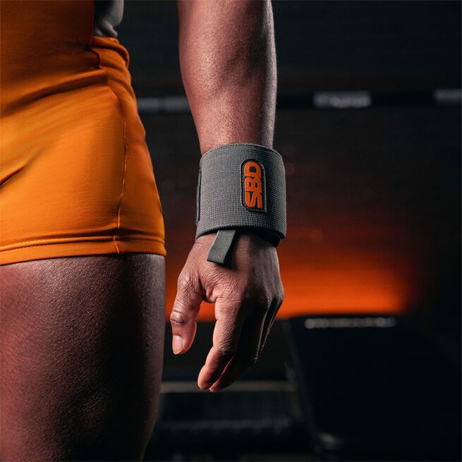 Forge Wrist Wraps Grey Stiff