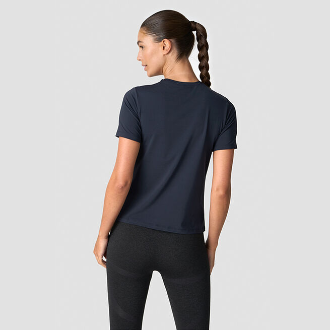 Training T-Shirt High Neck Wmn, Navy