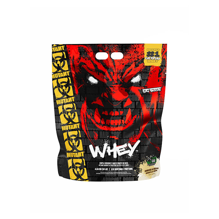 Mutant Whey Vassleprotein 4,5 kg Cookies & Cream