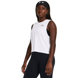 Vanish Energy Crop Tank, White, L  Vanish Energy Linne Vit
