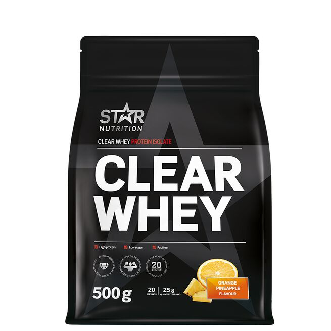 Clear Whey Vassleprotein 500 g Orange Pineapple