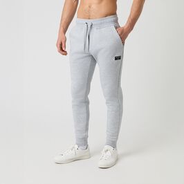 Centre Tapered Sweatpants, Light Grey Melange, L  Tapered Sweatpants Grå