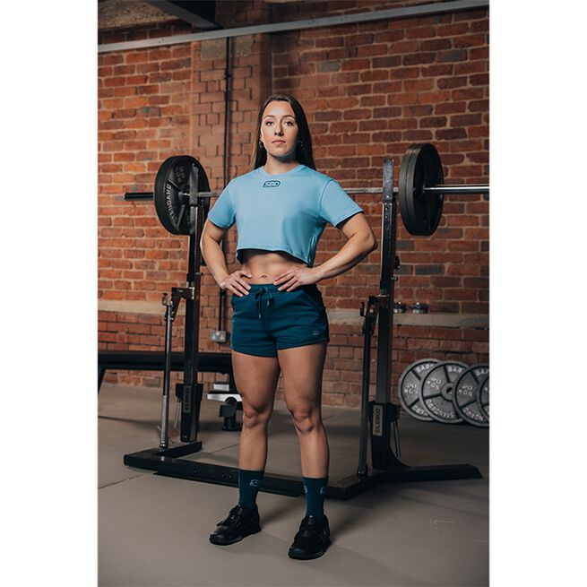 SBD Reflect Crop Top Dam Blå