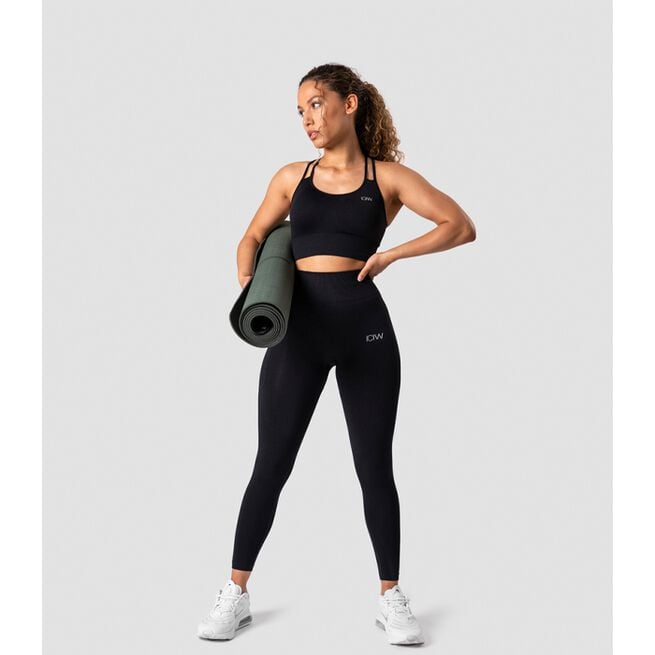 Define Seamless Sports Bra, Black