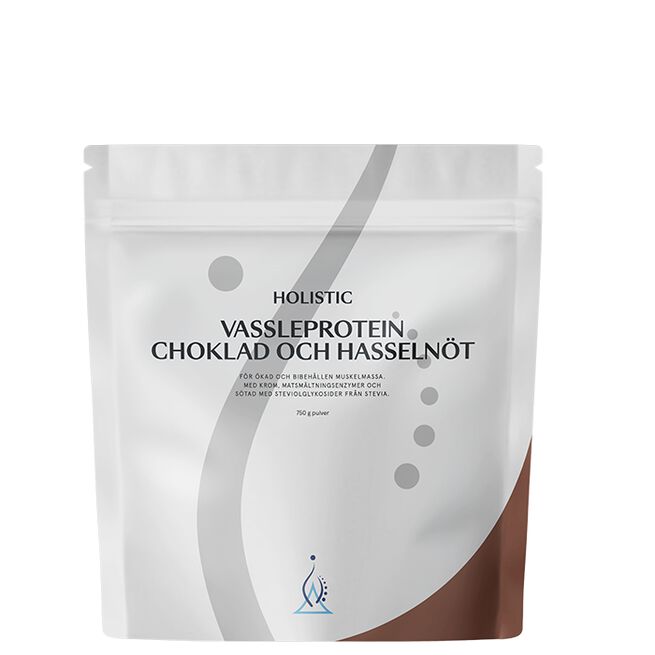 Holistic Vassleprotein 750 g Choklad & hasselnöt