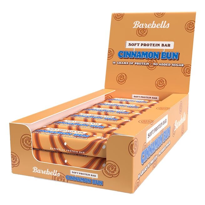 12 x Barebells Soft Proteinbar 55 g Cinnamon Bun Limited Edition