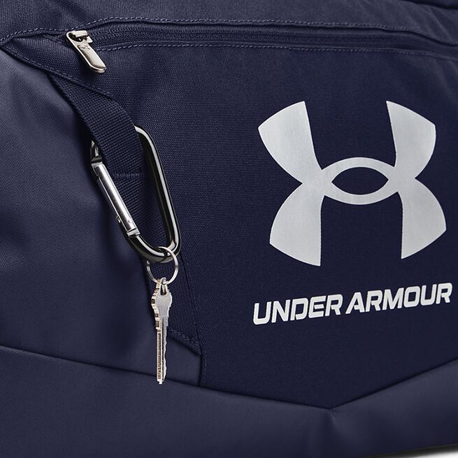UA Undeniable 5.0 Duffle Medium, Midnight Navy/Metallic Silver