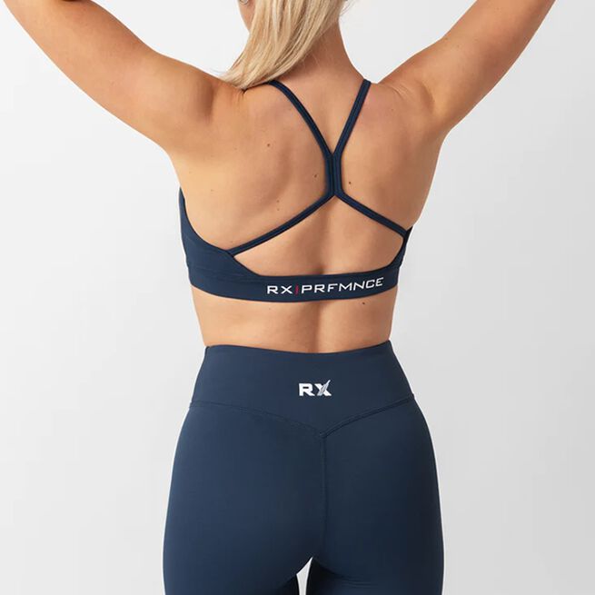 Barbara Sports Bra, Navy Blue