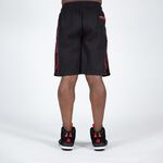 Gorilla Wear Buffalo Old School Workout Shorts, Black/Red	