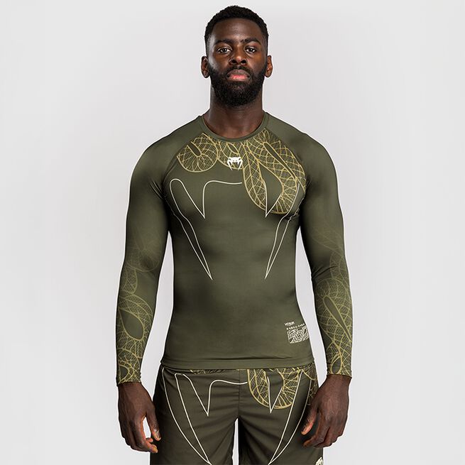 Serpenti Rashguard Lång Ärm Khaki Brons Ivory