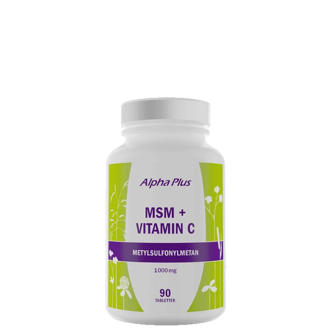 MSM + Vitamin C 90 tabletter