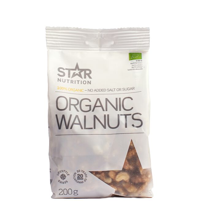 3038 Star Nutrition Organic Walnuts 200g