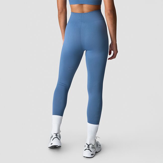 Define Seamless Tights, Dusty Steel Blue