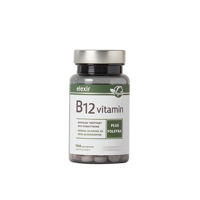 Vitamin B-12 Vegan 100 tabletter
