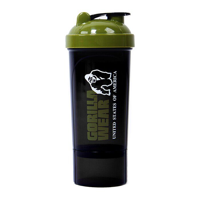 Shaker Compact Svart/Gr&ouml;n 400 ml + 100 ml