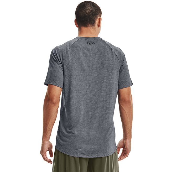 UA Tech 2.0 SS Tee Novelty, Stealth Gray