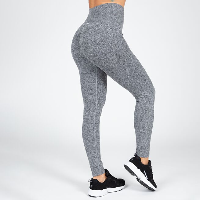 Quincy Seamless Leggings, Grey Melange