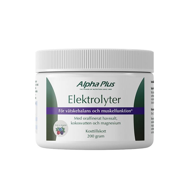 Alpha Plus Elektrolyter Skogsbär 200 g