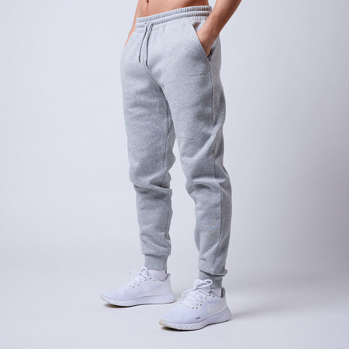 Köp Men's Core Sweat Pant, Grey Melange, L - Gymgrossisten.com