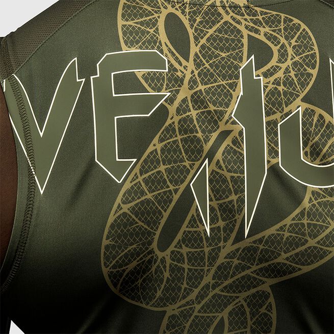 Serpenti Rashguard Ärmellös Khaki Brons Ivory