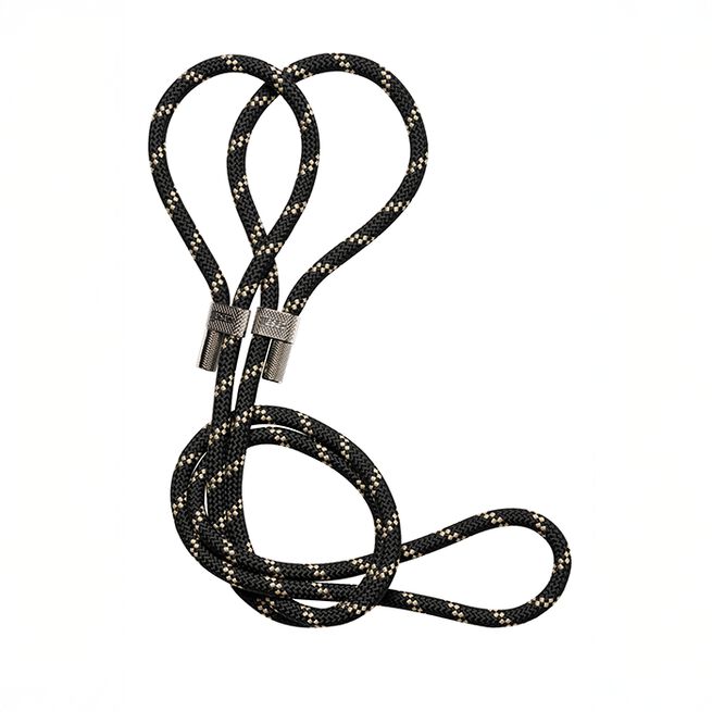 Flätad Yogamattrem Svart/Beige