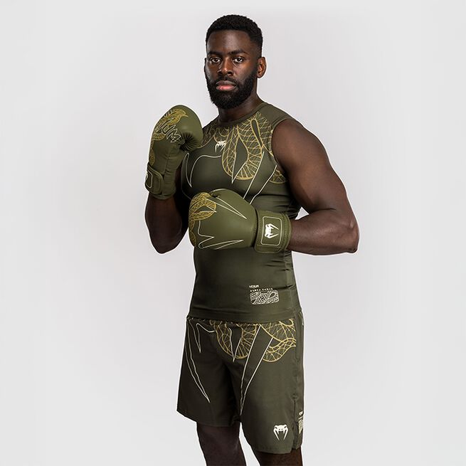 Serpenti Rashguard Ärmellös Khaki Brons Ivory