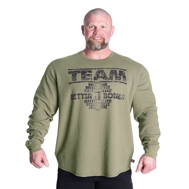 Thermal Team Sweater, Washed Green