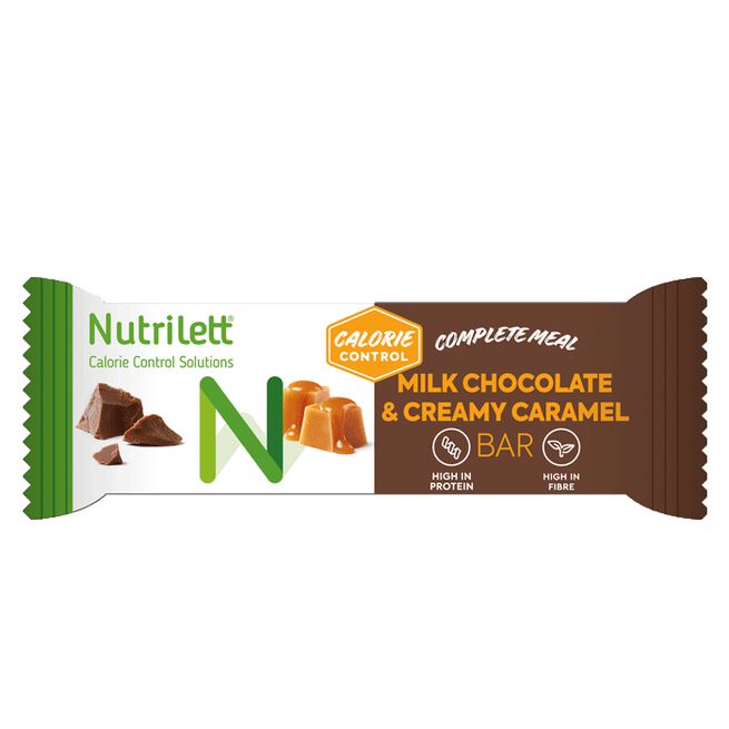 Måltidsersättande Bar 60 g Mjölkchoklad Karamell Milk Chocolate